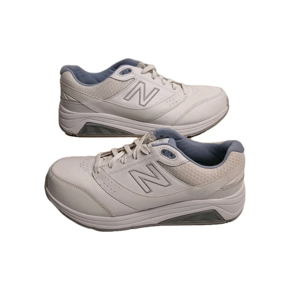 New Balance 928v3 Walking Shoes Women 11D White Leather Comfort Sneakers‎ #1477